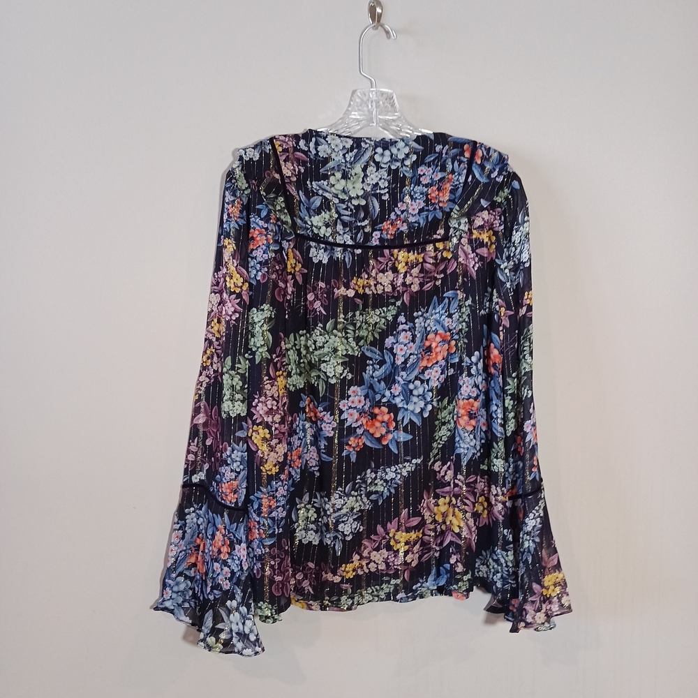 Vineet Bahl Anthropologie Vivienne Embroidered Top Size L - Picture 3 of 7